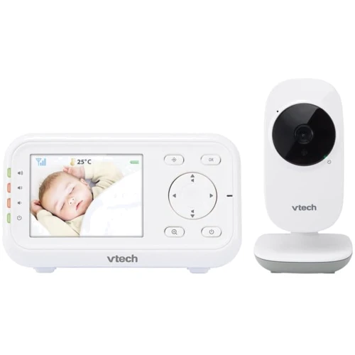 Видеоняня Vtech двухсторонняя с датчиком температуры и цветным экраном "2,8" (цифровая)