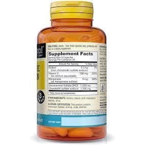 Mason Natural Glucosamine Chondroitin Regular Strength Глюкозамин и Хондроитин 100 капсул: Тип Глюкозамин