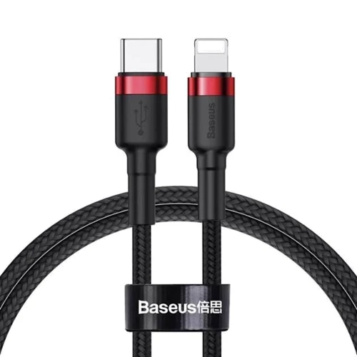 Кабель Baseus Cable USB-C для Lightning Cafule 20W 1m Red/Black (CATLKLF-91)