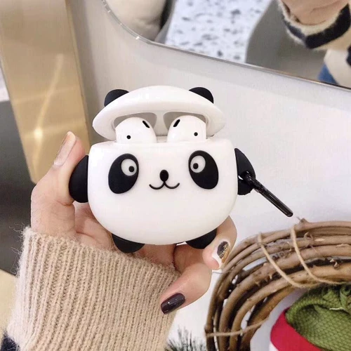 Чехол для наушников TPU Case Panda White for Apple AirPods: Материал Термопластичный полиуретан
