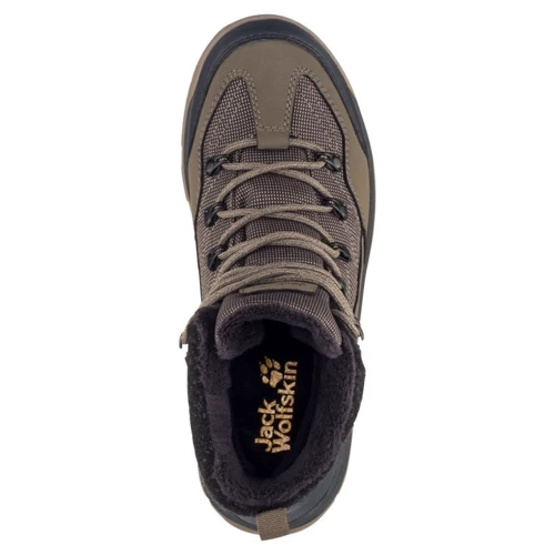 Ботинки Jack Wolfskin Aspen Texapore Mid M 4041411-5209 41.5 коричневые искусственная кожа зимние фото 3