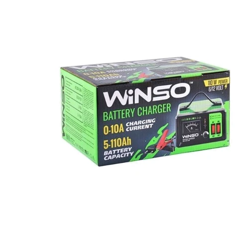 Интеллектуальное зарядное устройство Winso 139300: Напряжение заряжаемого аккумулятора, В 12