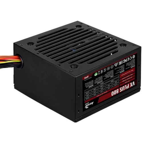 Блок питания AeroCool VX Plus 800 (ACPN-VS80AEY.11) 800W: КПД, % 83