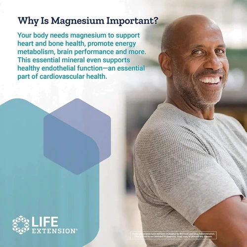 Life Extension Magnesium Caps 500 mg 100 Veggie Caps Магний