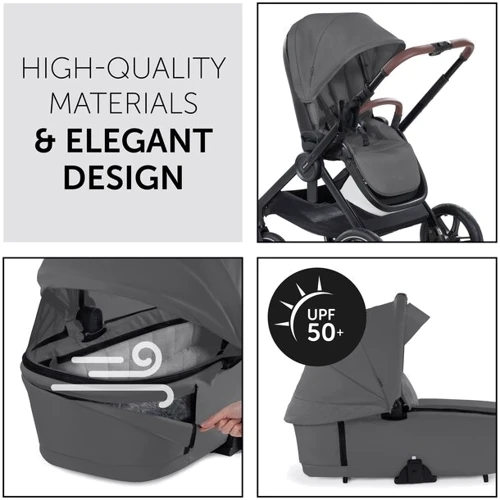 Універсальна коляска 2 в 1 Hauck Walk N Care Air Dark Grey (16548-5): Стать дитини Унисекс, Для мальчиков, Для девочек