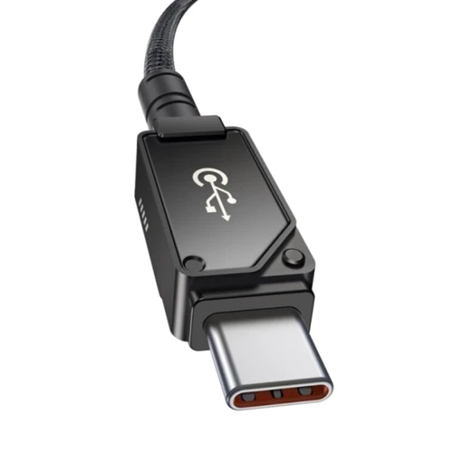 Кабель Baseus USB-C to USB-C Unbreakable Series 100W 1m Black (P10355800111-00) фото 5