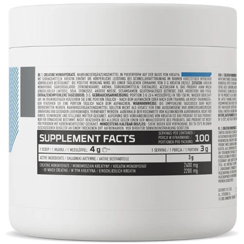 Креатин OstroVit Creatine Monohydrate 300 g / 100 servings / Mango: Стать унісекс
