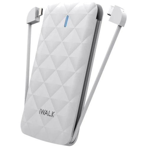 Зовнішній акумулятор iWALK Power Bank Duo 3000mAh Lightning/microUSB Silver (UBO3000)