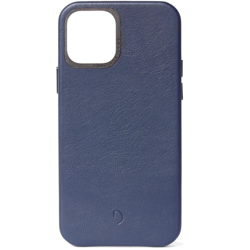Чохол для iPhone Decoded Leather Blue (D20IPO54BC2NY) for iPhone 12 mini: Колір синій