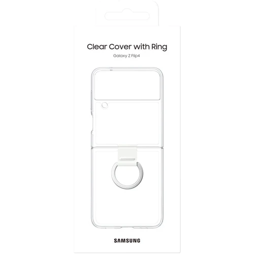 Чехол для телефонов Samsung Clear Cover with Ring Transparent for Samsung F721 Galaxy Flip 4 (EF-OF721CTEGUA) фото 6