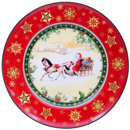Набір десертних тарілок Lefard Christmas Collection 6х21 см (986-071)