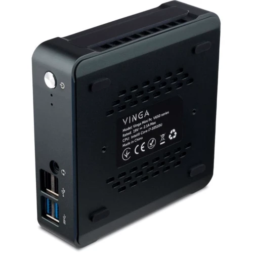 Персональный компьютер (ПК) Vinga Mini PC V600 (V6008565U.): Видеокартка Intel UHD Graphics