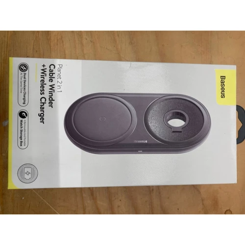 Baseus Wireless Charger Planet Black (WXPL-B01) for Smartphones and Apple Watch (Зарядные устройства) (77670305) Stylus approved фото 3
