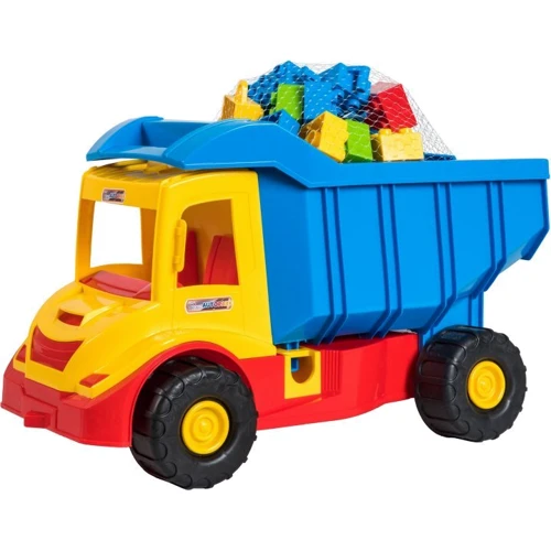 Грузовик с конструктором Wader Multi Truck 84 детали (39221)