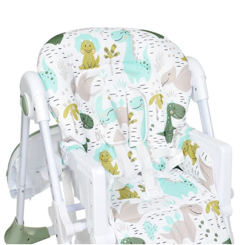 Стільчик для годування Bambi M 3233 (dino pine green): Матеріал метал
