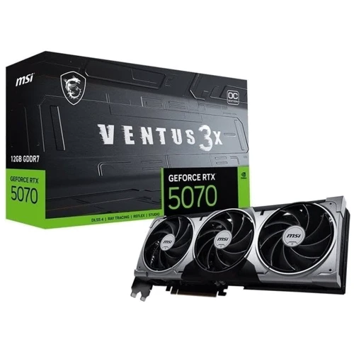 Видеокарта MSI GeForce RTX 5070 12GB VENTUS 3X OC (G5070-12V3C)