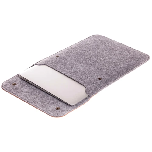 Gmakin Case Slim Felt Two Buttons Brown/Grey (GM63-12) for MacBook 12": Тип аксессуара чехол