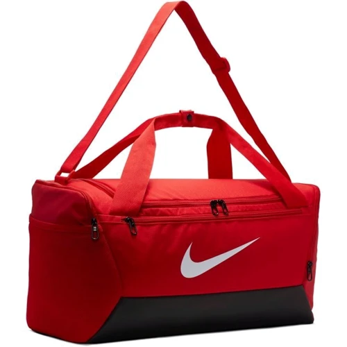 Сумка Nike Nk Brsla S Duff - 9.5 41L черно-красная Уни 51x28х28 см (DM3976-657): Материал полиэстер