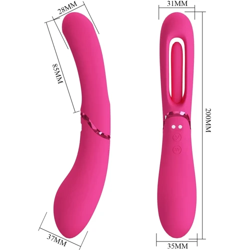 Вибромассажер для стимуляции точки G LYBAILE Pretty Love ROMANCE Lexie Pink (MC63)