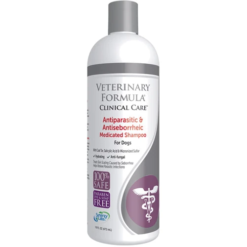 Шампунь Антипаразитарный и Антисеборейный Veterinary Formula Antiparasitic & Antiseborrheic для собак, 473 мл