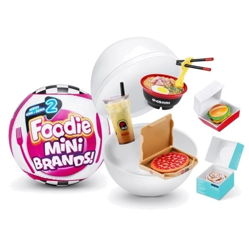 Ігровий набір Zuru Mini Brands Foodie Фігурки-сюрпризи у кулі по 5 шт. в асортименті (77438GQ3) фото 4