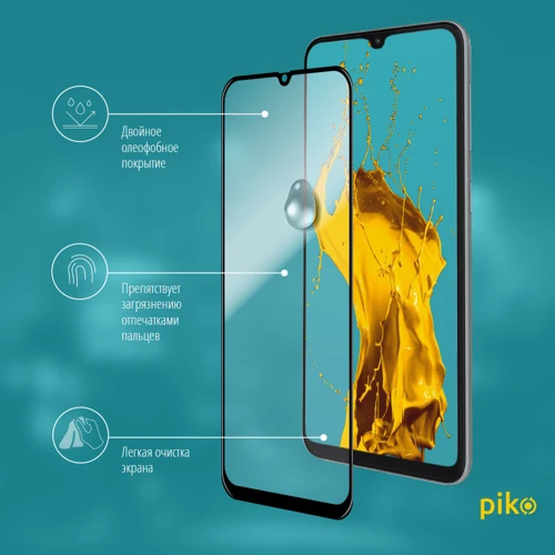 Аксесуар для смартфона Piko Tempered Glass Full Glue Black for Samsung M315 Galaxy M31: Матеріал Скло