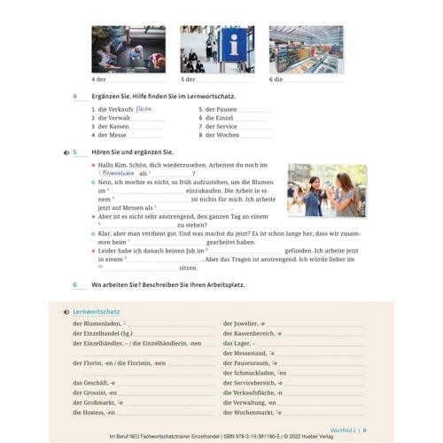 Im Beruf Neu Fachwortschatztrainer Einzelhandel: Обложка Мягкая