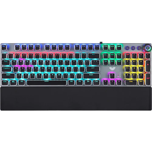 Клавиатура AULA Fireshock V5 Mechanical Wired Keyboard Red Switch (6948391240602): Интерфейс подключения USB
