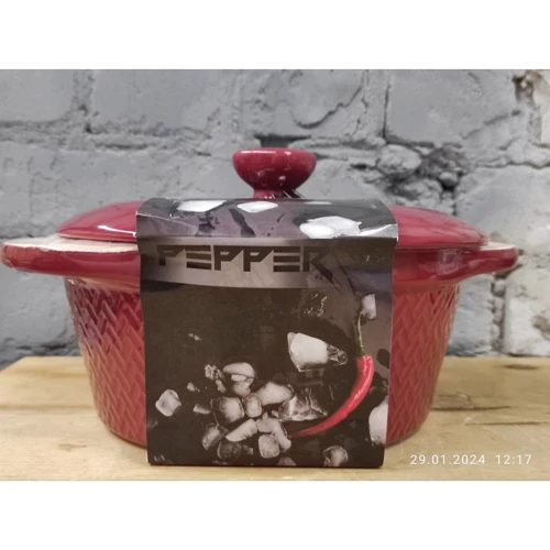 Каструля для випікання з кришкою Pepper 25 см, 3.5 л (PR-3225) (Посуд для запікання та випікання)(79012115)Stylus approved: Виробник Pepper