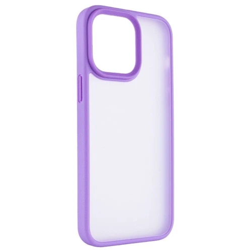 Чехол для iPhone Mobile Case TPU+PC Metal Buttons Lilac for iPhone 15 Pro Max: Цвет фиолетовый