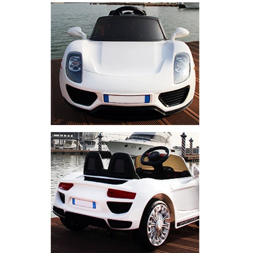 Електромобіль Tilly Porsche T-7616 EVA Білий: Вид автомобіль