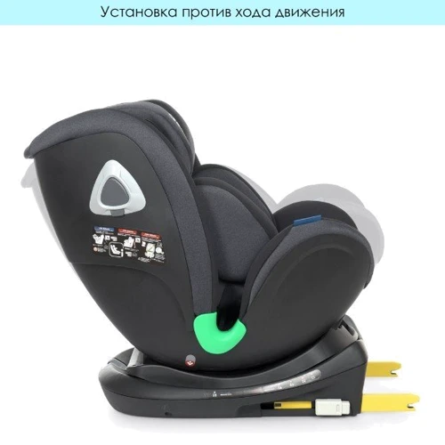 Автокресло El Camino (0-36кг) ME 1081-B I-TRUST 360 ISOFIX (grey): Внутренние ремни 5-x точечные