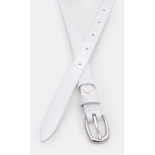 Жіночий ремінь Borsa Leather білий (100v1genw55-white): Стать Женский