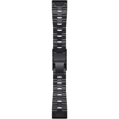 Ремінець Garmin QuickFit 26mm Watch Bands Vented Titanium Bracelet with Carbon Grey DLC Coating (010-12864-09): Колір серый