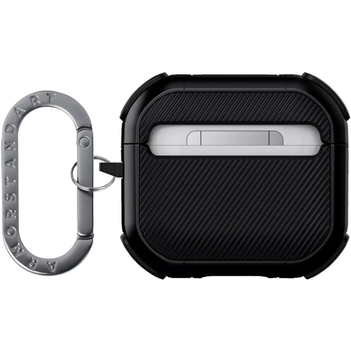Чехол ArmorStandart Panzer Case Black (ARM82552) for Apple Airpods 4