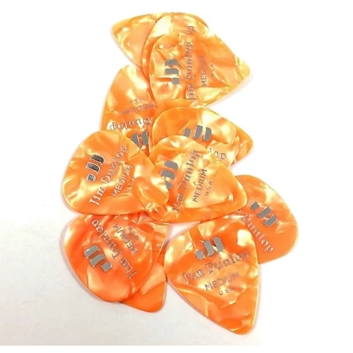 Медиатор Набор медиаторов DUNLOP 483P08MD GENUINE CELLULOID ORIGINAL PEARLOID MEDIUM: Тип Медиатор