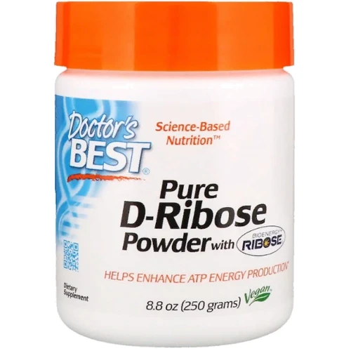 

Doctor's Best, Pure D-Ribose Powder with Bioenergy Ribose, 8.8 oz (250 g) (DRB-00173)