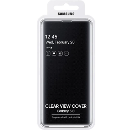 Аксессуар для смартфона Samsung Clear View Cover Black (EF-ZG973CBEGRU) for Samsung G973 Galaxy S10
