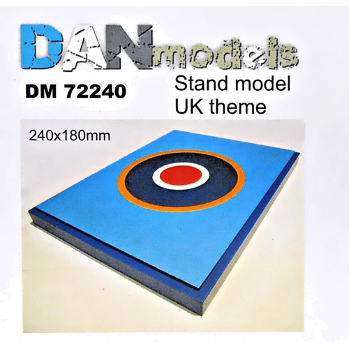 Подставка для моделей DAN models Тема: Великобритания. Опознавательный знак ВВС (180x240 мм)
