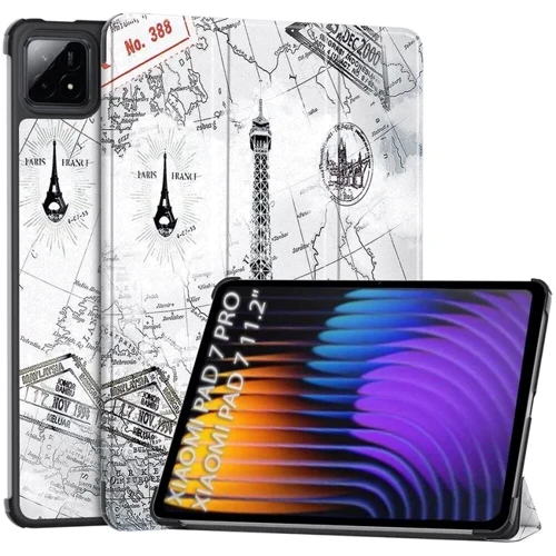 Аксесуар для планшетних ПК BeCover Smart Case Paris для Xiaomi Pad 7/7 Pro (712808): Колір малюнок