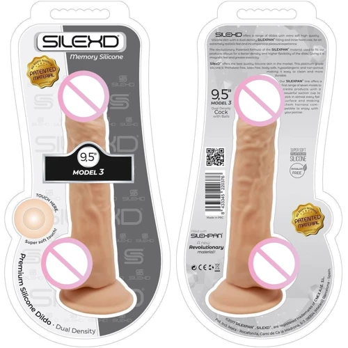 Фаллоимитатор Silexd Kevin (Premium Silicone Dildo MODEL 3 size 9.5")