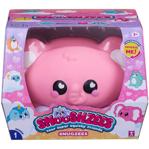 Коллекционная игрушка-антистресс Smooshzees серии Snugzees Слон Баблз (8232) фото 7