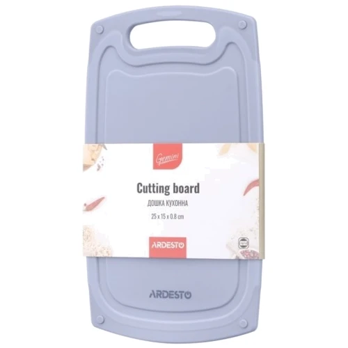 Разделочная доска Ardesto Gemini 25х15х0.8 см серая (AR1425GR)