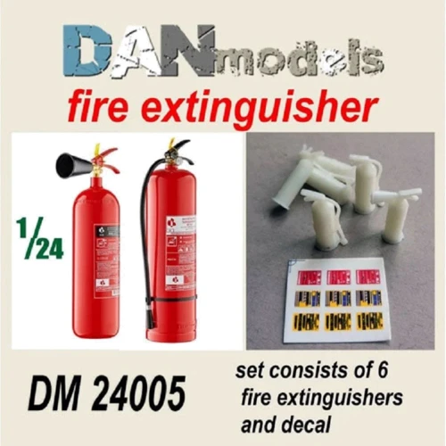 Набор DAN models Огнетушители, 6 шт. (DAN24005)