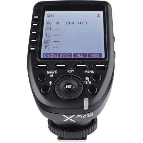 Радіосинхронізатор Радіосинхронізатор-передавач Godox X Pro-Nikon TTL: Виробник Godox