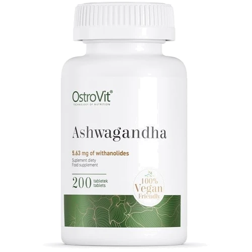 Бустер тестостерона OstroVit Ashwagandha Ашваганда 200 таблеток