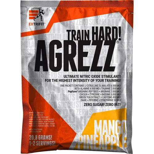 Extrifit Agrezz 20x20.8 g Mango-Pineapple: Форма выпуска Порошок
