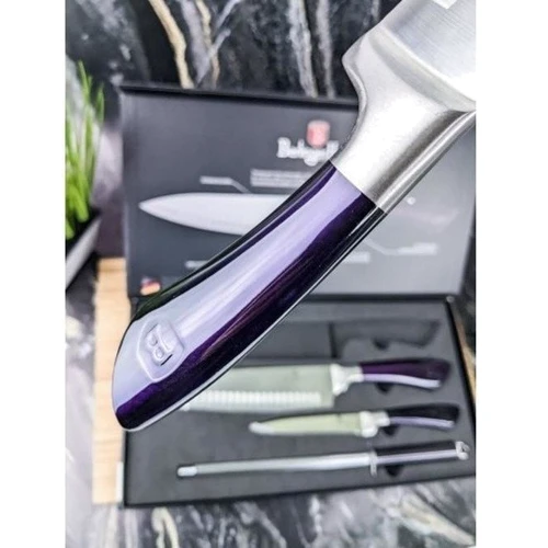 Набір кухонних ножів Berlinger Haus Purple Eclipse 4 предмети (BH 2496): Кількість предметів 4