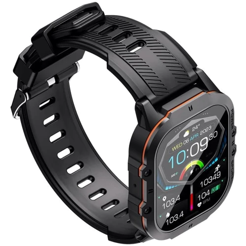 Смарт-годинник Oukitel BT20 Orange: Матеріал ремінця Силикон