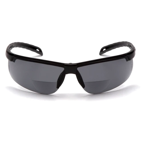 Спортивные очки Очки Pyramex Ever-Lite Bifocal (gray +2.0) H2MAX Anti-Fog, бифокальные серые с диоптриями (PM-EV20-GR1M): Свойства линз С диоптрической вставкой, Бифокальные